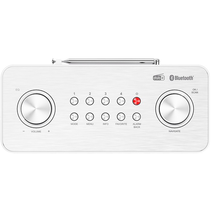 Kenwood CR-ST85DAB-W Kompaktradio mit Bluetooth und ASA-Warnfunktion