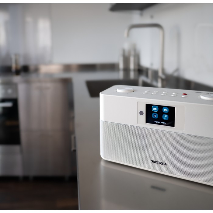 Kenwood CR-ST85DAB-W Kompaktradio mit Bluetooth und ASA-Warnfunktion