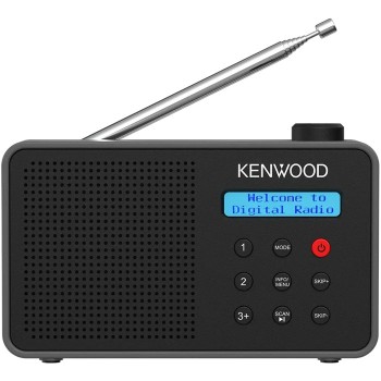 Kenwood CR-M25DAB Tragbares DAB+ Radio mit ASA-Warnfunktion