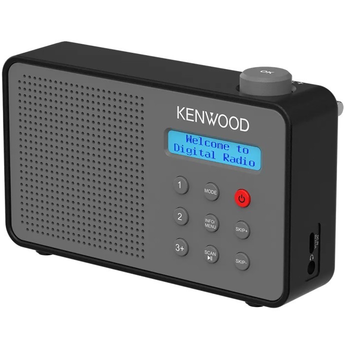 KENWOOD CR-M25DAB-H Tragbares DAB+ Radio mit ASA-Warnfunktion