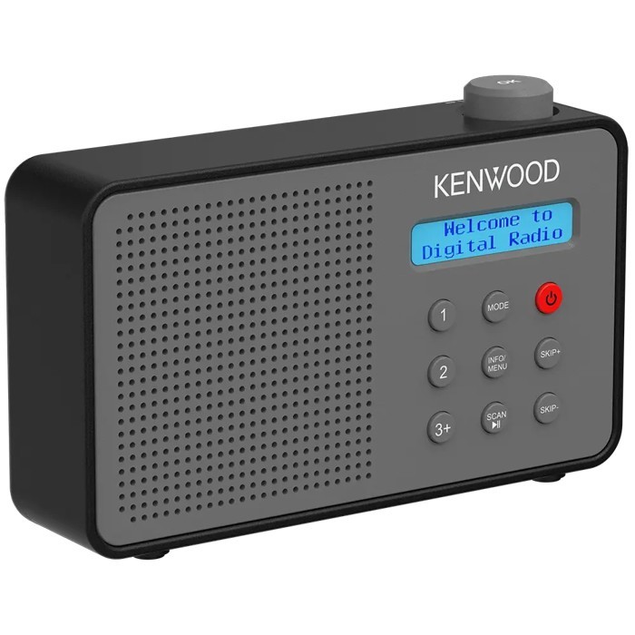 KENWOOD CR-M25DAB-H Tragbares DAB+ Radio mit ASA-Warnfunktion