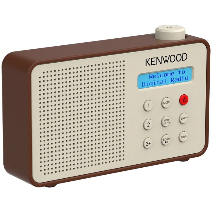 KENWOOD CR-M25DAB-T Tragbares DAB+ Radio mit ASA-Warnfunktion