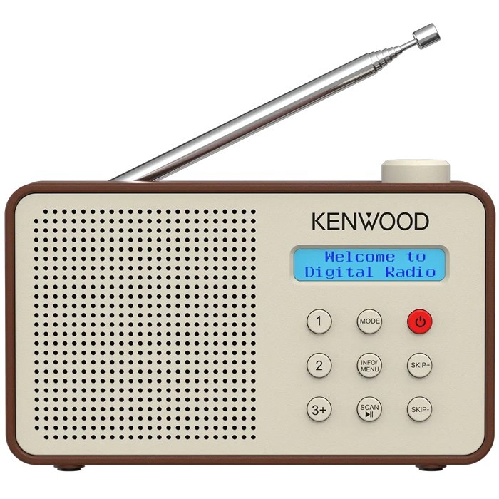 KENWOOD CR-M25DAB-T Tragbares DAB+ Radio mit ASA-Warnfunktion
