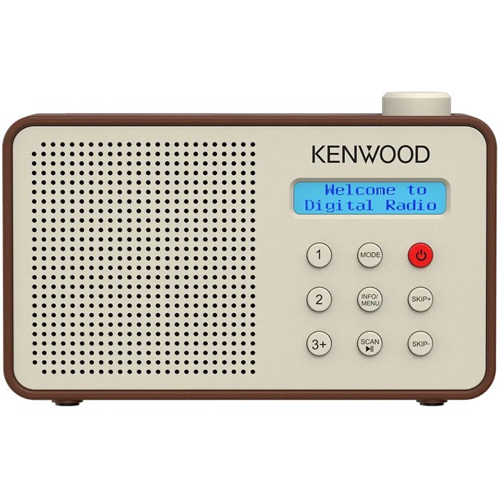 KENWOOD CR-M25DAB-T Tragbares DAB+ Radio mit ASA-Warnfunktion