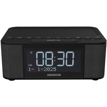 KENWOOD CR-ST55DAB-B Radiowecker mit Bluetooth®, DAB+ und ASA-Warnfunktion