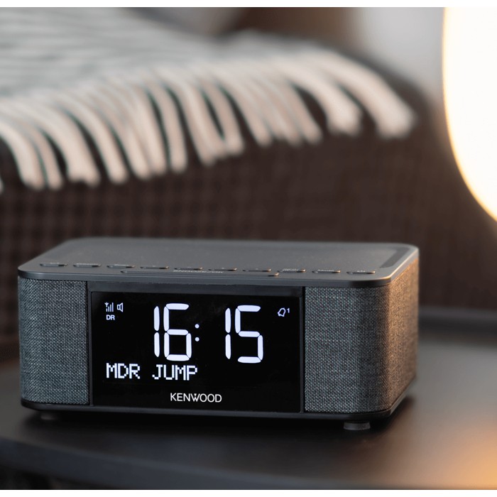 KENWOOD CR-ST55DAB-B Radiowecker mit Bluetooth®, DAB+ und ASA-Warnfunktion