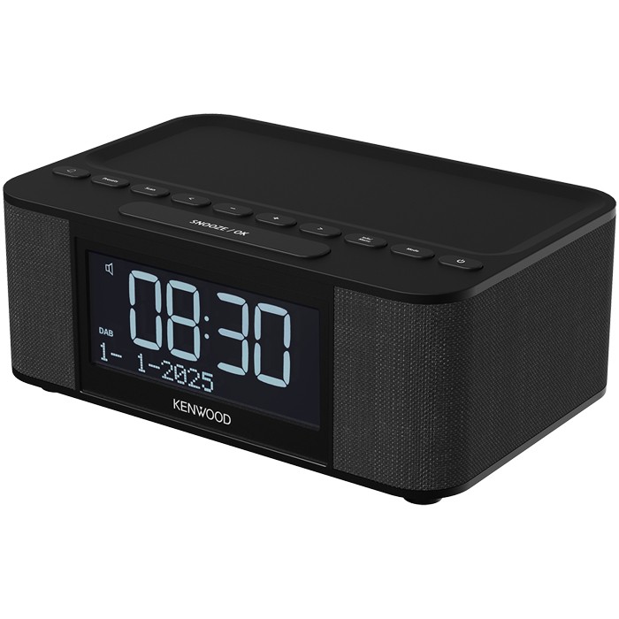 KENWOOD CR-ST55DAB-B Radiowecker mit Bluetooth®, DAB+ und ASA-Warnfunktion