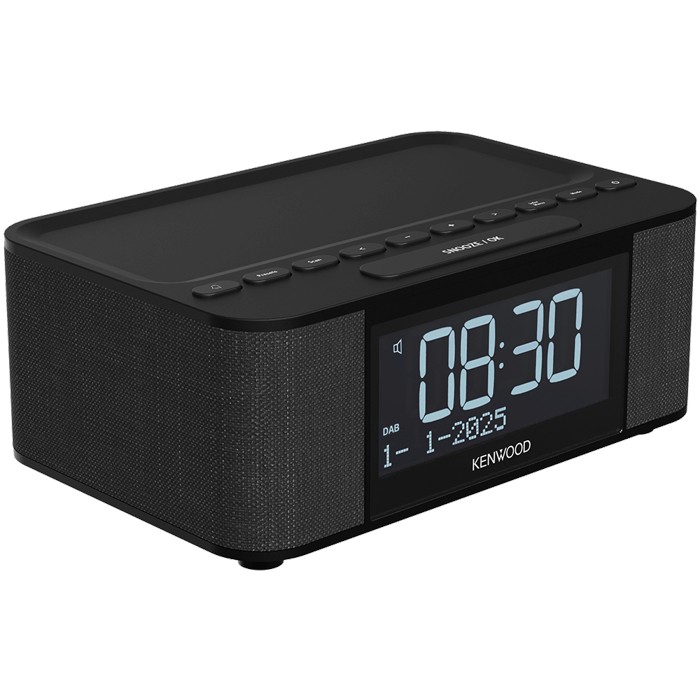 KENWOOD CR-ST55DAB-B Radiowecker mit Bluetooth®, DAB+ und ASA-Warnfunktion