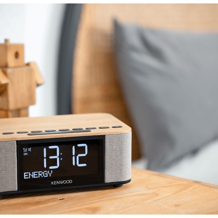 KENWOOD CR-ST55DAB-M Radiowecker mit Bluetooth®, DAB+ und ASA-Warnfunktion