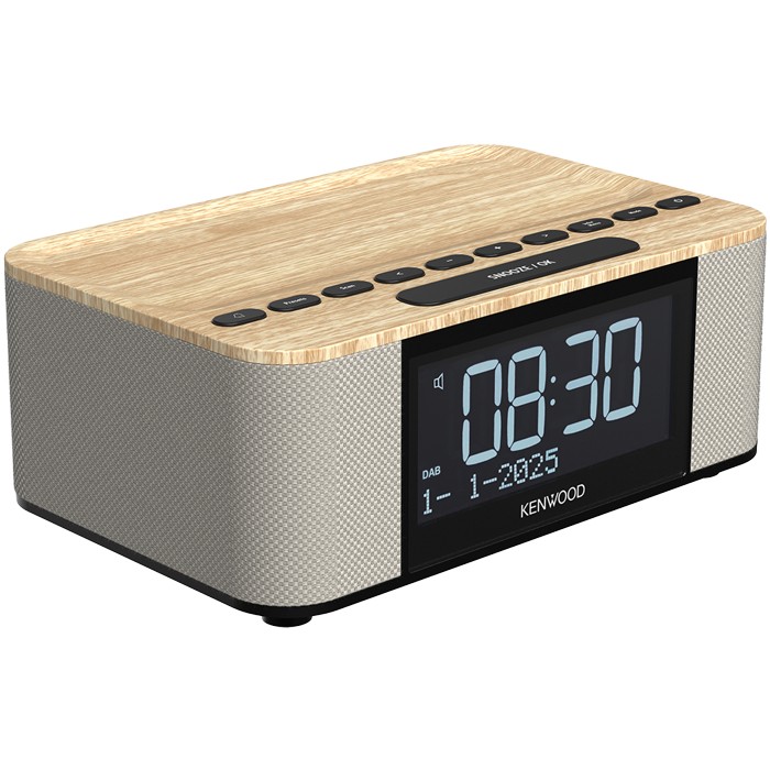 KENWOOD CR-ST55DAB-M Radiowecker mit Bluetooth®, DAB+ und ASA-Warnfunktion