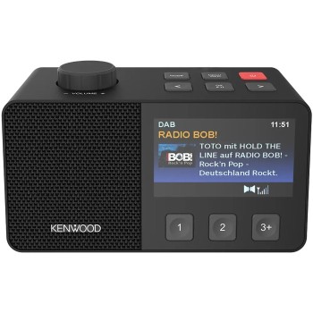 KENWOOD CR-M70DAB-B Senioren-Radio mit 10,8cm IPS-Farbdisplay & Easy Modus