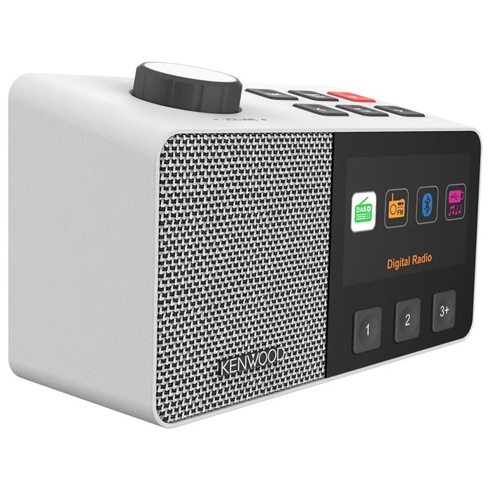 KENWOOD CR-M70DAB-W Senioren-Radio mit 10,8cm IPS-Farbdisplay & Easy Modus