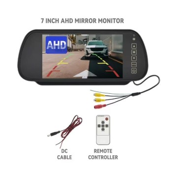 Rückspiegel + integriertem 7 Zoll AHD Monitor