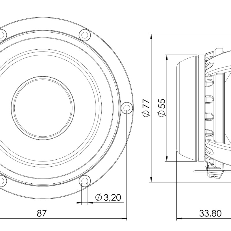 ETON RSC 8 cm Mitteltöner