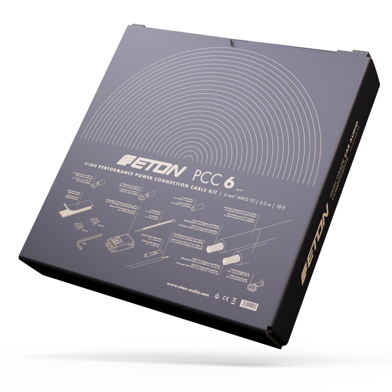 ETON PCC06  6 mm High Performance Stromanschluss-Kabelkit