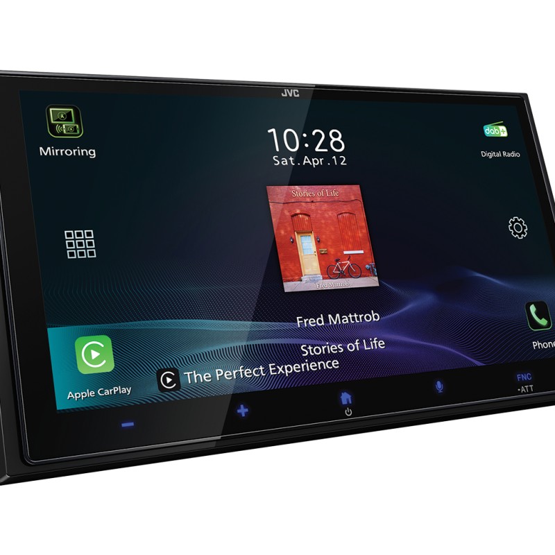 JVC KW-M795DBW - 2-DIN Moniceiver Wireless CarPlay - Android Auto