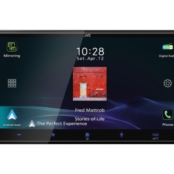 JVC KW-M795DBW - 2-DIN Moniceiver Wireless CarPlay - Android Auto