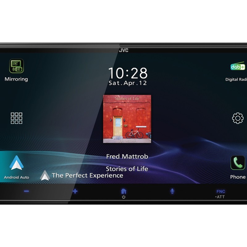JVC KW-M795DBW - 2-DIN Moniceiver Wireless CarPlay - Android Auto