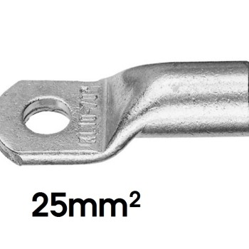 KLAUKE Rohrkabelschuh, 25mm², M6, 12mm breit 2 Stück