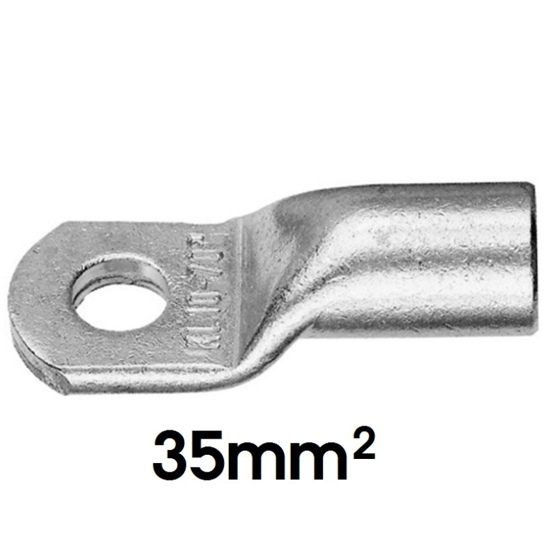 KLAUKE Rohrkabelschuh, 35mm², M10, 19mm breit 2 Stück