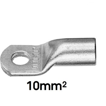 KLAUKE Rohrkabelschuh, 10mm², M6, 12mm breit 2 Stück