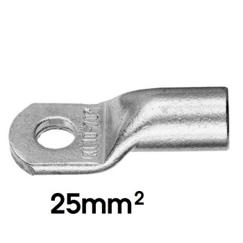 KLAUKE Rohrkabelschuh, 25mm², M10, 18mm breit 2 Stück