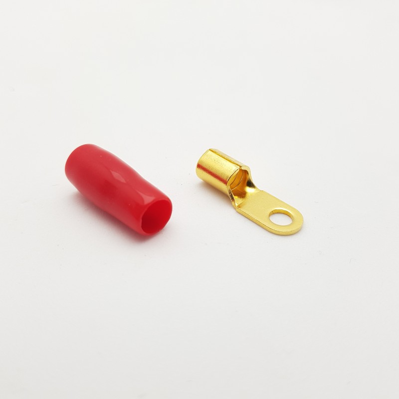 HA67R-50 Ringösen 10 mm² > 4 mm 50 STK. Rot