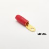HA67R-50 Ringösen 10 mm² > 4 mm 50 STK. Rot