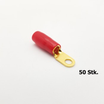 HA67R-50 Ringösen 10 mm² > 4 mm 50 STK. Rot