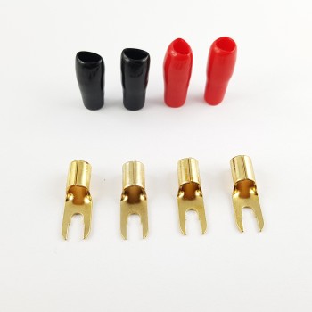 ACR HA-65 2 Stk Rot / 2 Stk Schwarz Kabelschuh 8mm