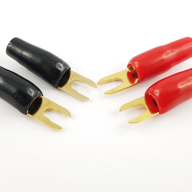 ACR HA-65 2 Stk Rot / 2 Stk Schwarz Kabelschuh 8mm