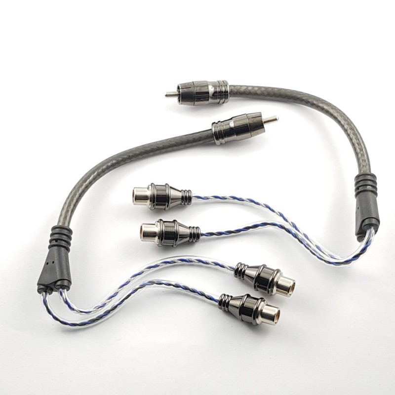 Zralum ZC-BYF Doppelt abgeschirmte Y-Adapter