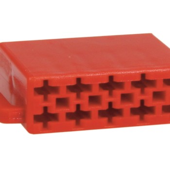 ISO Gehäuse 10 - PIN Farbe rot