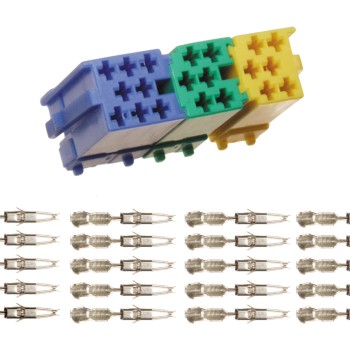Montageset Mini-ISO Stecker 23 teilig