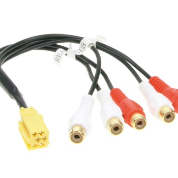 Vorverstärkeradapter  Mini ISO > Cinch