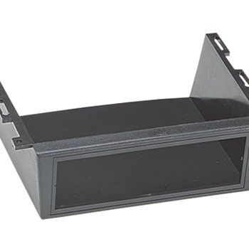 1-DIN Radioblende Universalmontage schwarz