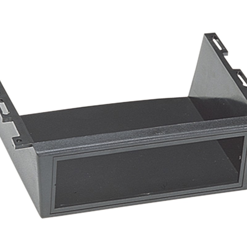 1-DIN Radioblende Universalmontage schwarz
