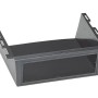 1-DIN Radioblende Universalmontage schwarz