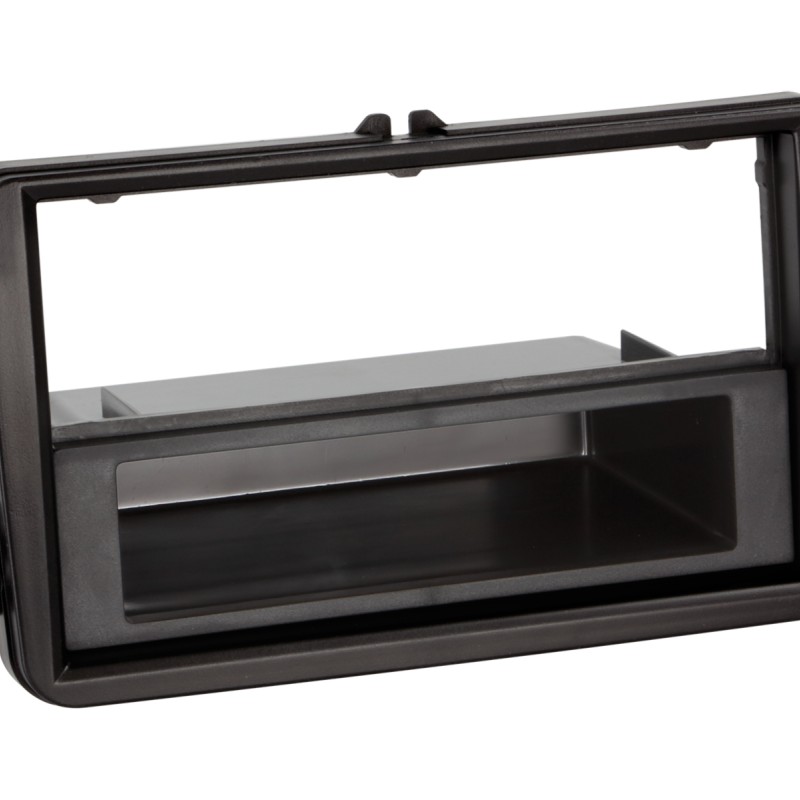 2-ISO Radioblende mit Fach Seat/Skoda/VW schwarz