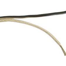 Lautsprecherkabel 2 x 2.50mm² Silber / Schwarz