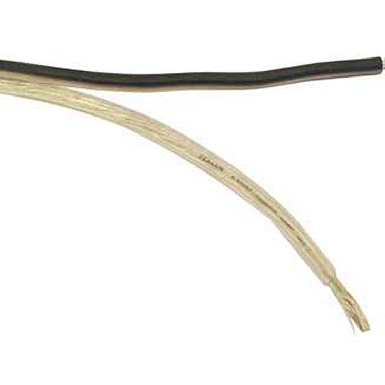 Lautsprecherkabel 2 x 4.0mm² Silber / Schwarz