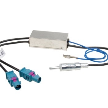 Antennenadapter-Diversity DIN/ 2 x FAKRA/ Phantomeinspeisung
