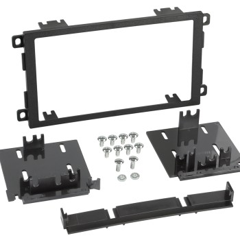 2-DIN Radioblende GM/Isuzu/Honda/Suzuki/Toyota schwarz