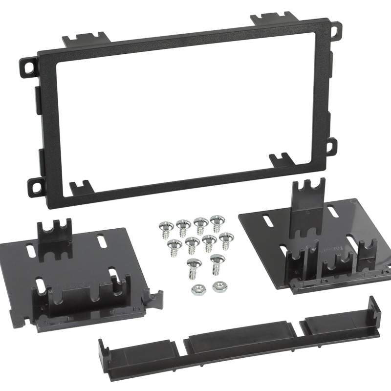 2-DIN Radioblende GM/Isuzu/Honda/Suzuki/Toyota schwarz