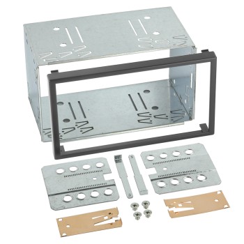 2-DIN Radioblende Universal (Höhe 107 mm)