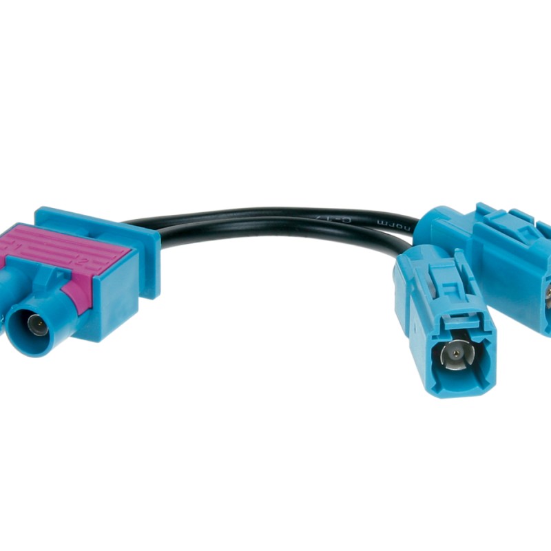 Antennenadapter Doppel-FAKRA (m) > 2 x Fakra Z (w)