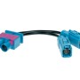 Antennenadapter Doppel-FAKRA (m) > 2 x Fakra Z (w)