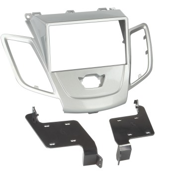 2-DIN Radioblende Ford Fiesta ohne Display silber