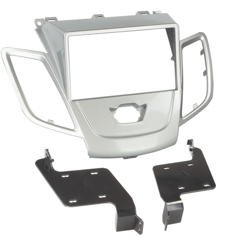 2-DIN Radioblende Ford Fiesta ohne Display silber