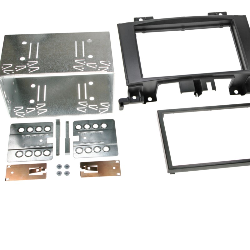 2-DIN Radioblende Mercedes Sprinter/VW Crafter schwarz